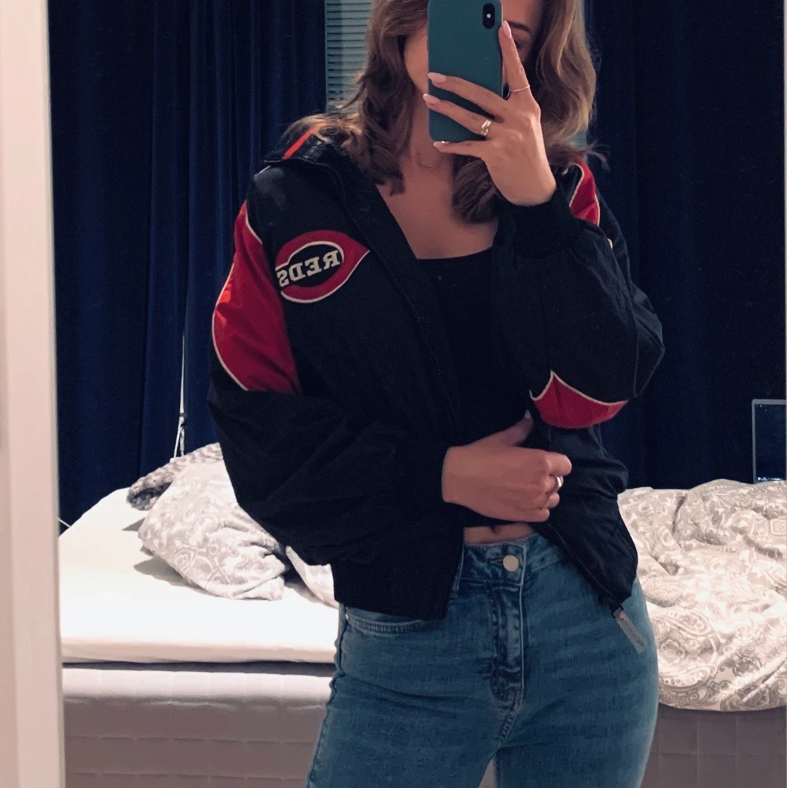 Snygg second hanf vind/höstjacka  - 90