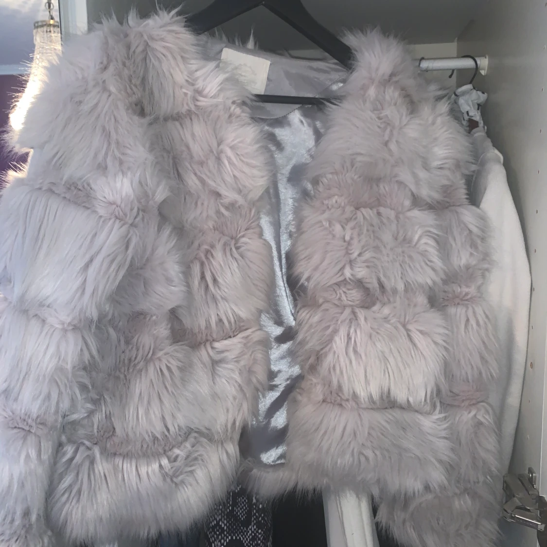 Pälsjacka storlek M