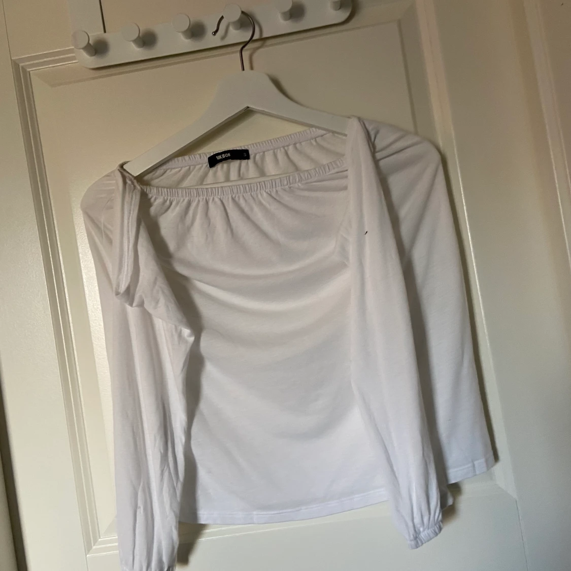 Vit off shoulder topp strl s