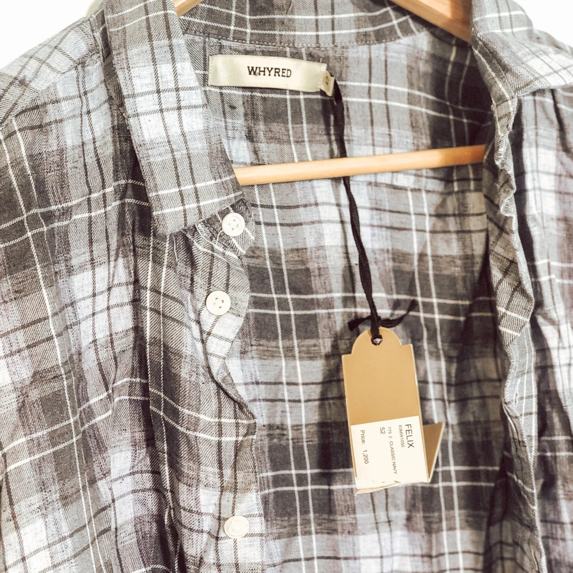 NY! Whyred skjorta (herr/oversize)   - 90