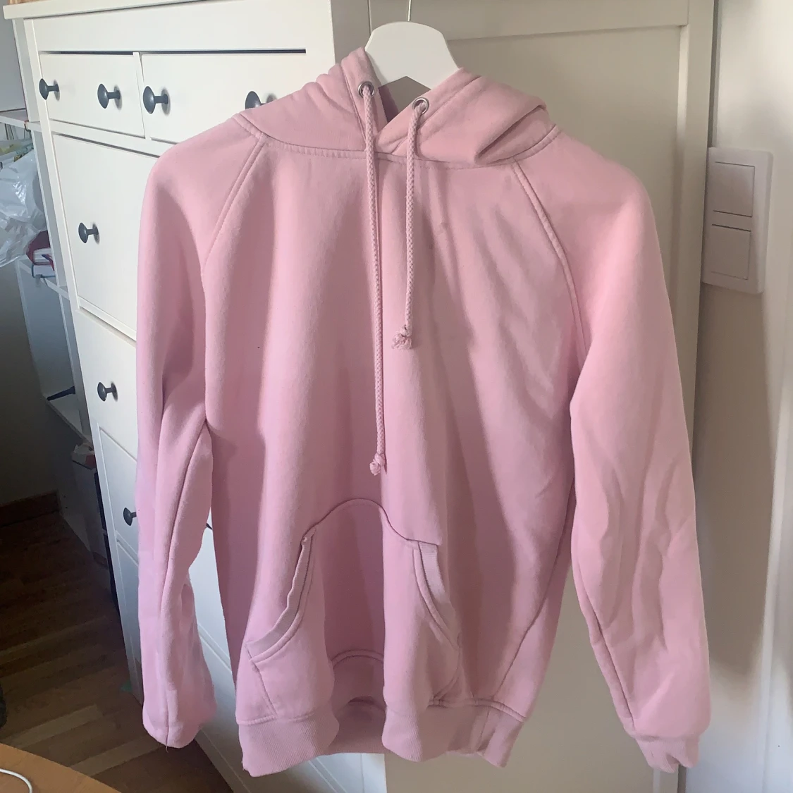 Pastellrosa hoodie