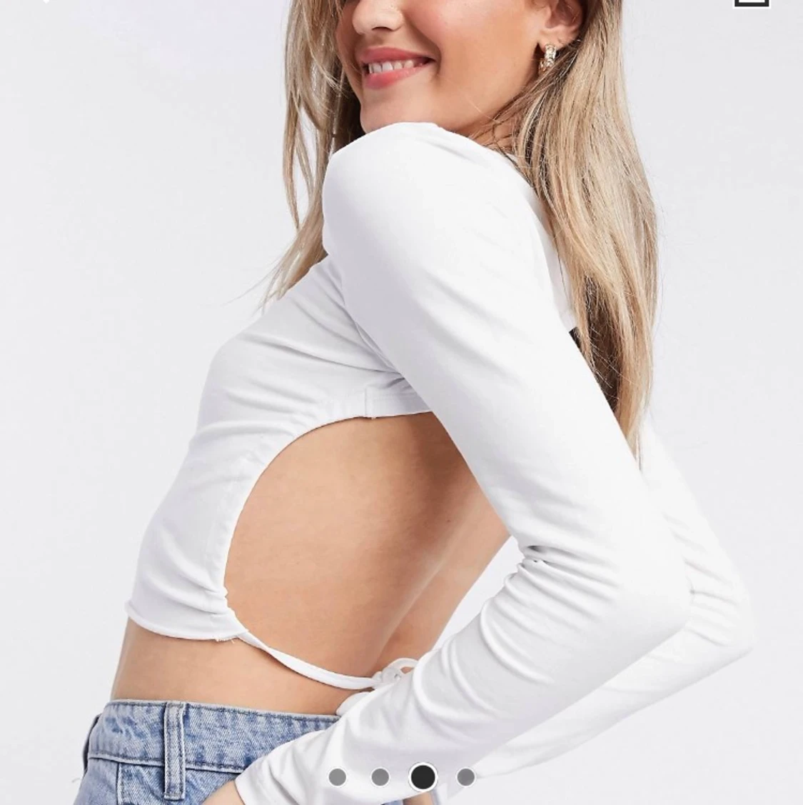 Långärmad öppenrygg - 90