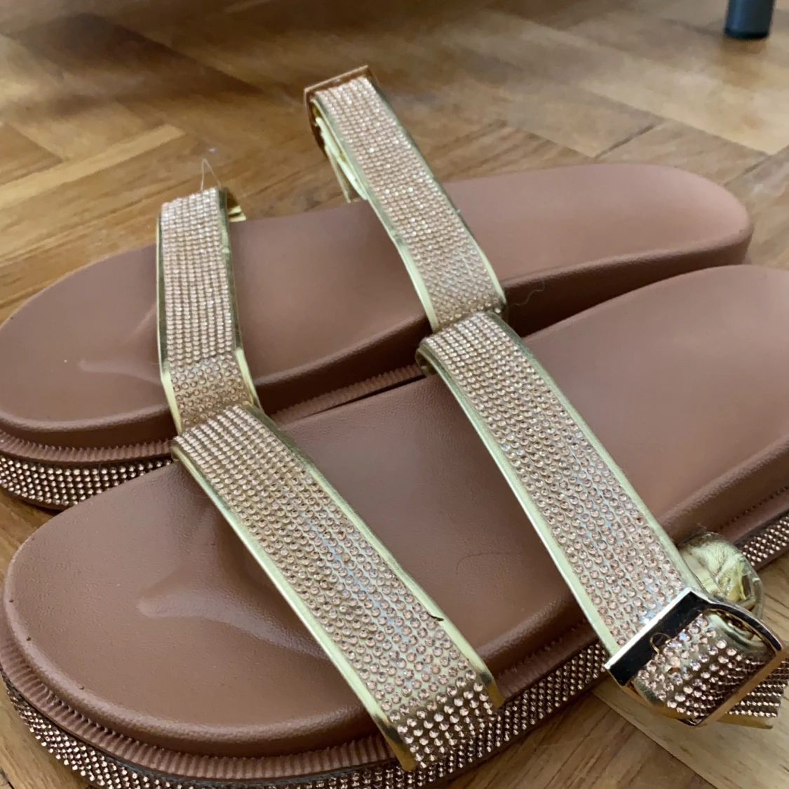 Sandaler med glitter - 90