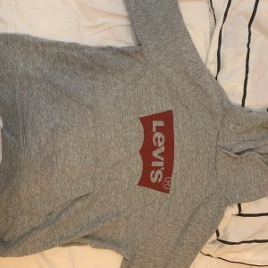 grå levi’s hoodie - Köpt på mallorca 2018 (äkta) jag säljer den för att den inte passar längre, den är i storlek L men är för liten för mig som är M, skulle gissa på att den passar S/XS! köparen betalar frakt! ❤️