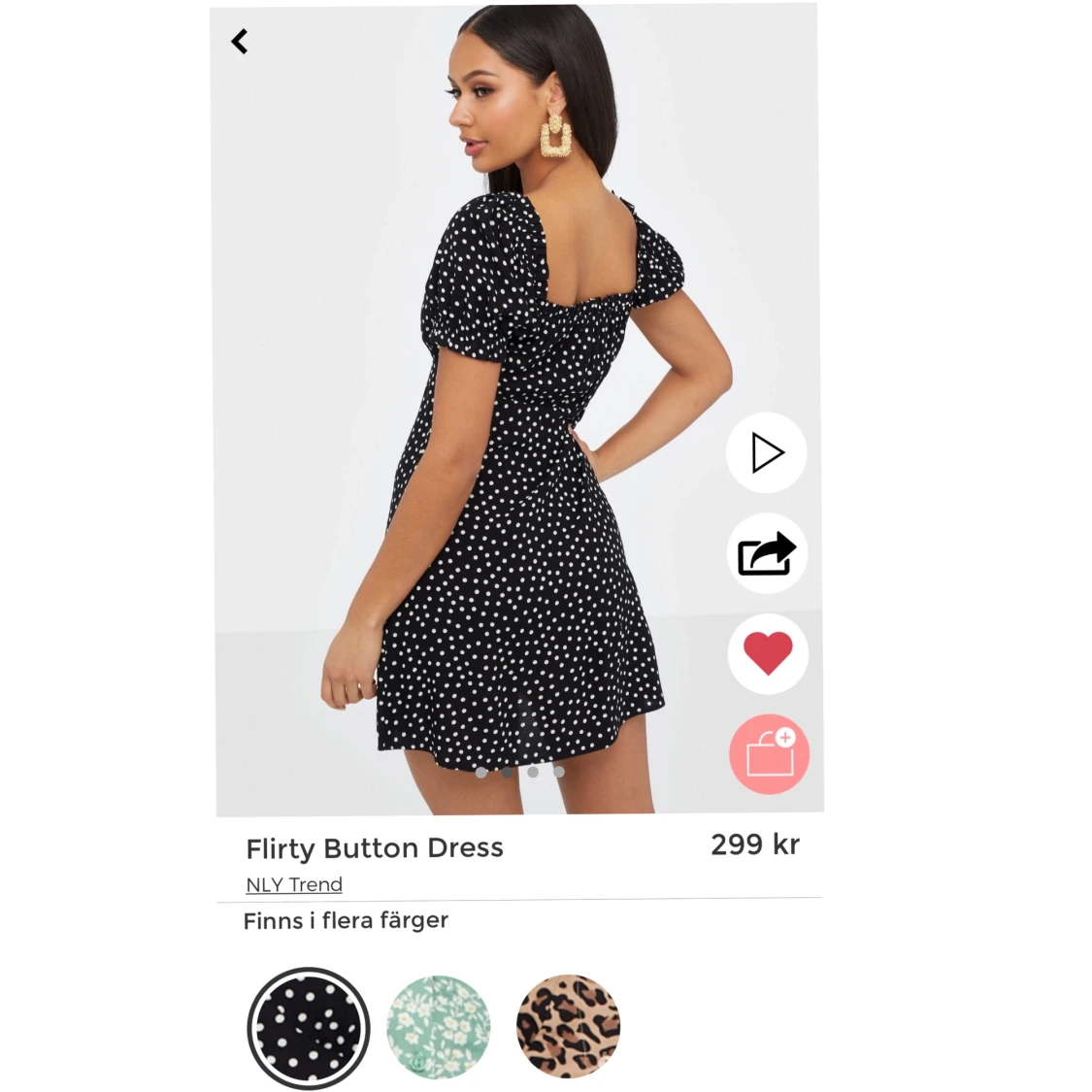 Prickig klänning från Nelly - 91