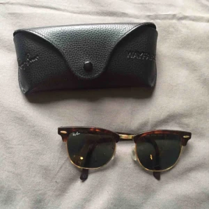  - Rayban clubmasters! Begagnat men gott skick. Fodral medföljer.  Kan skicka eller mötas upp. Äkta!