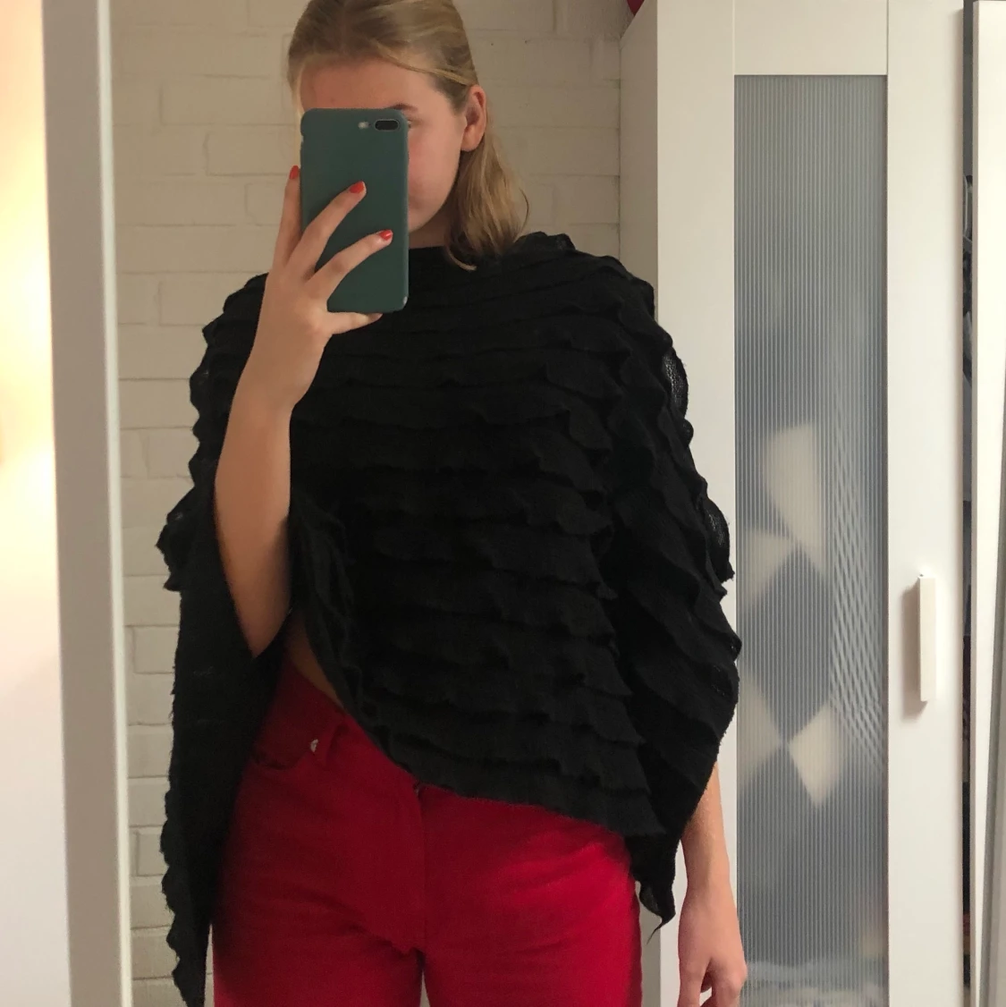 Fin och mysig poncho  - 90