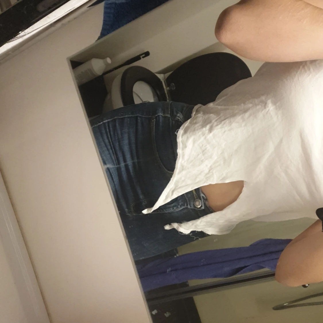 Croptop med knut - 91