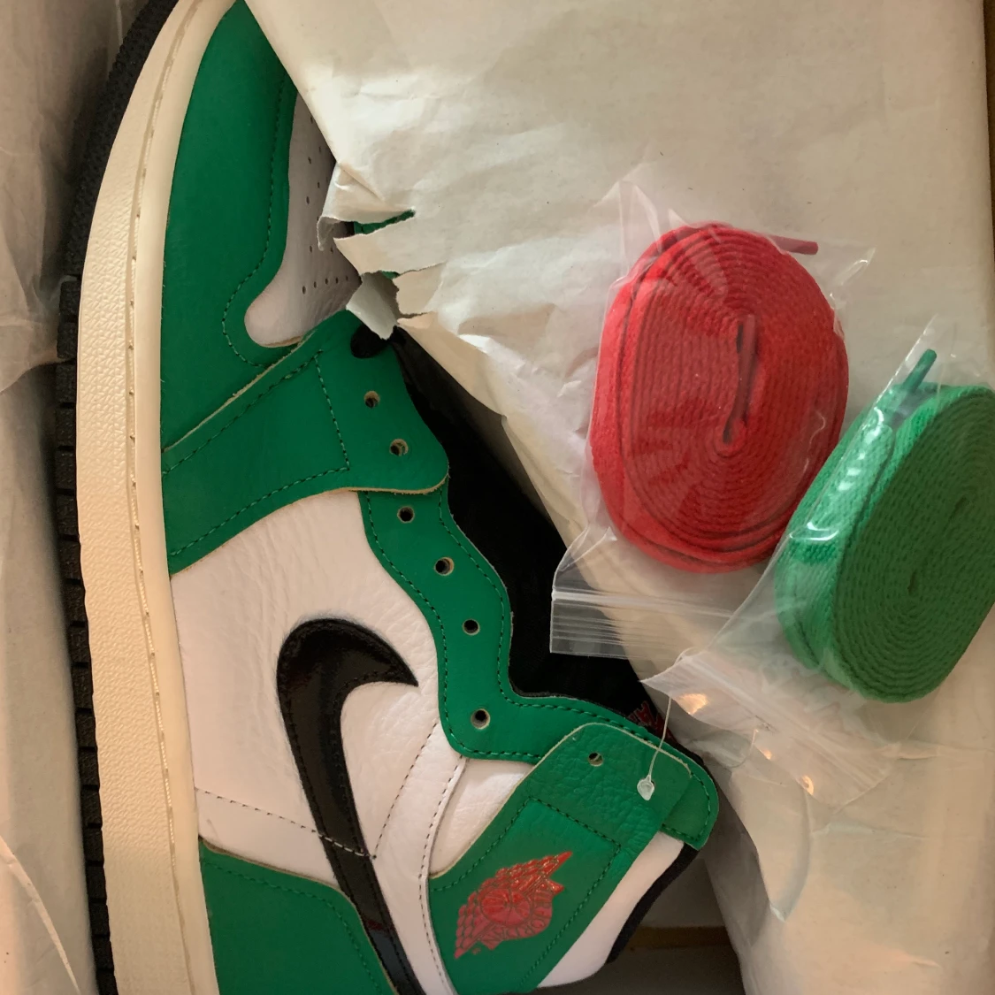 Jordan 1 high lucky green