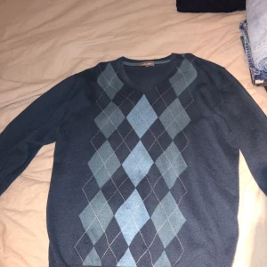 Blårutig tröja - Säljer denna supertrendiga blårutiga tröja. Superfint skick❤️