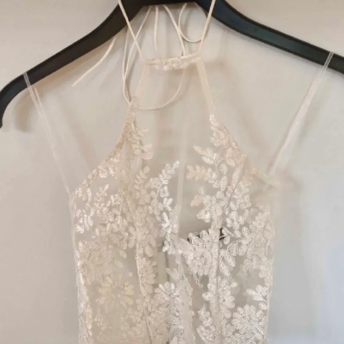 Vit topp i spets - 91