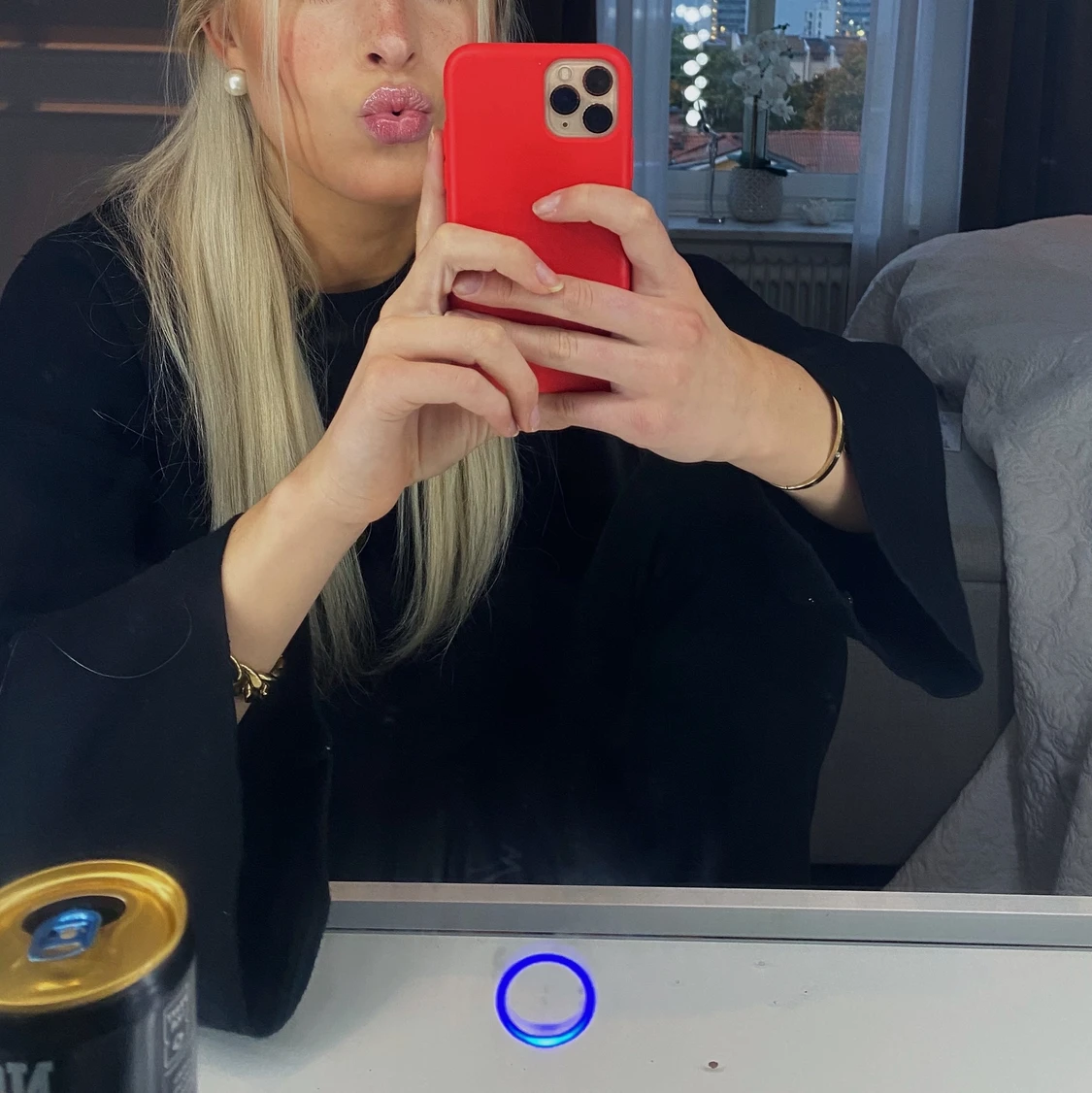 Kort svart tröja - 90