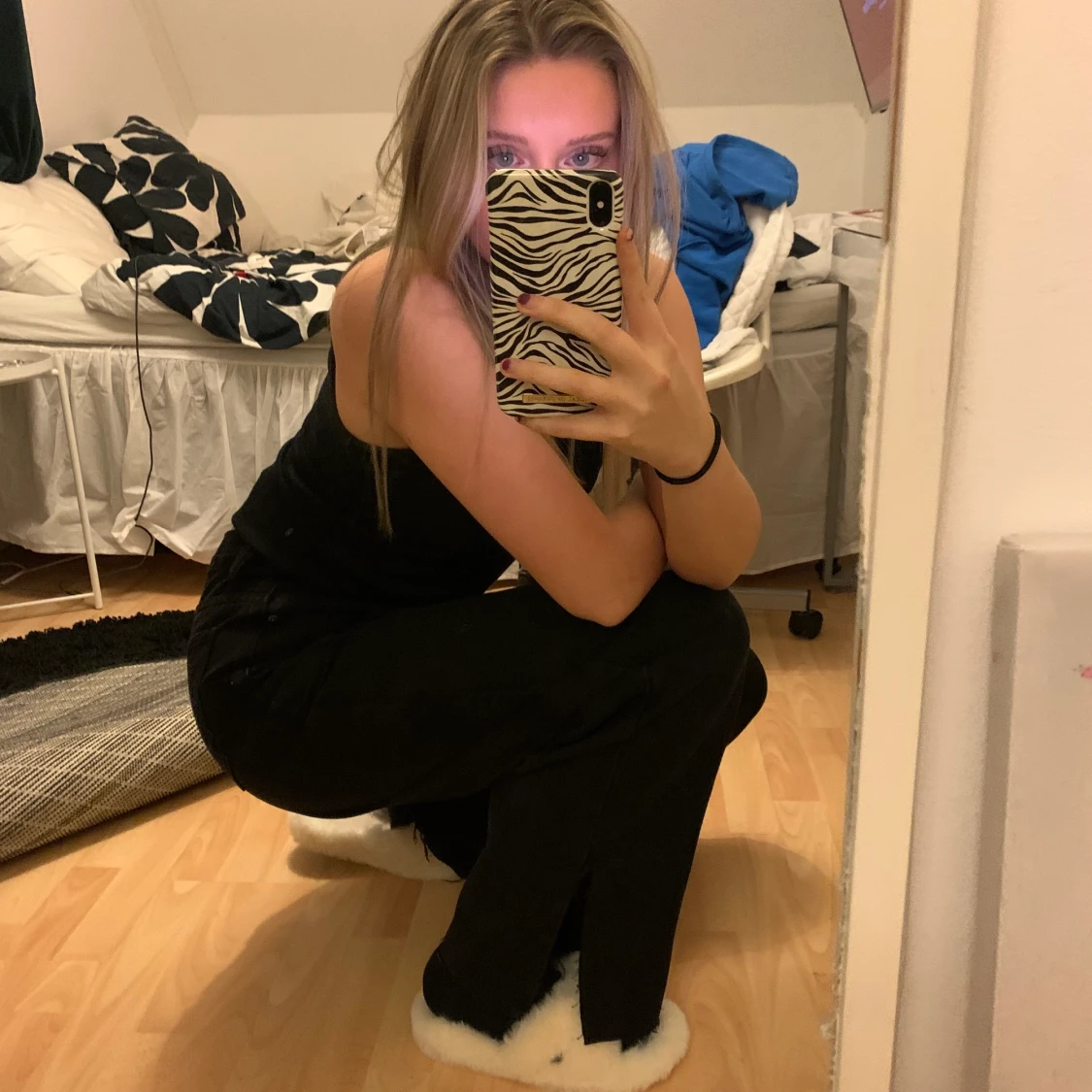 Raka svarta jeans - 91