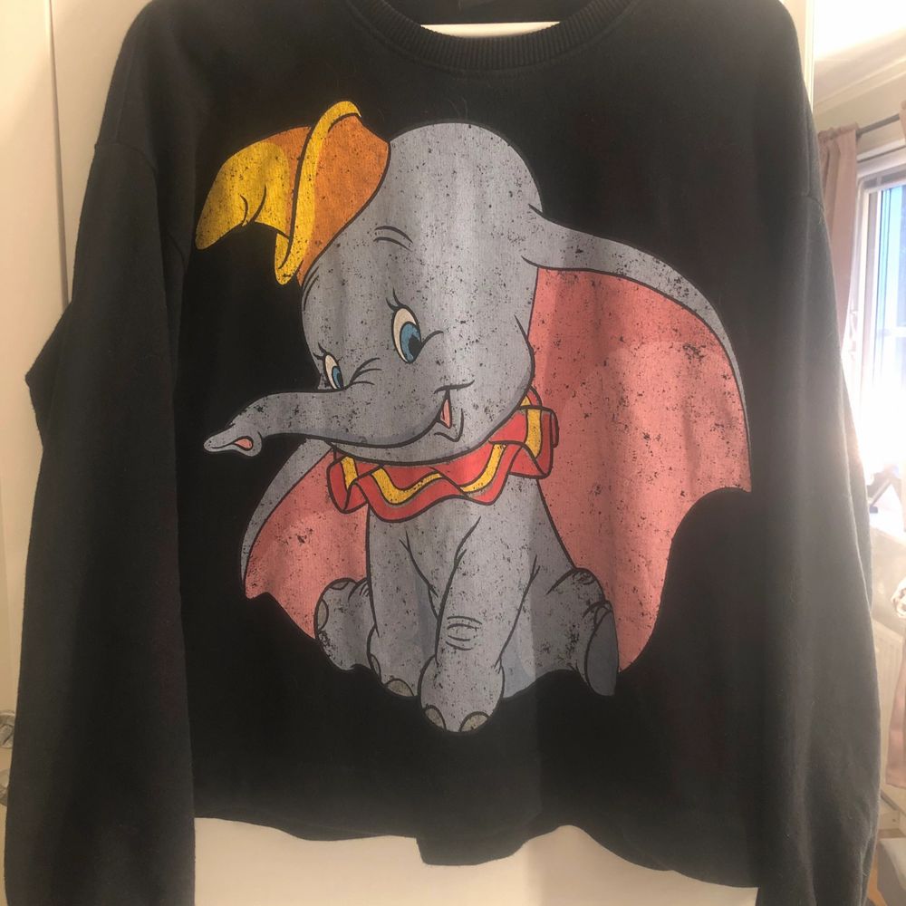 Säljer min Dumbo sweatshirt från Zara i strl M, använd några gånger, köparen står för frakten💕. Tröjor & Koftor.