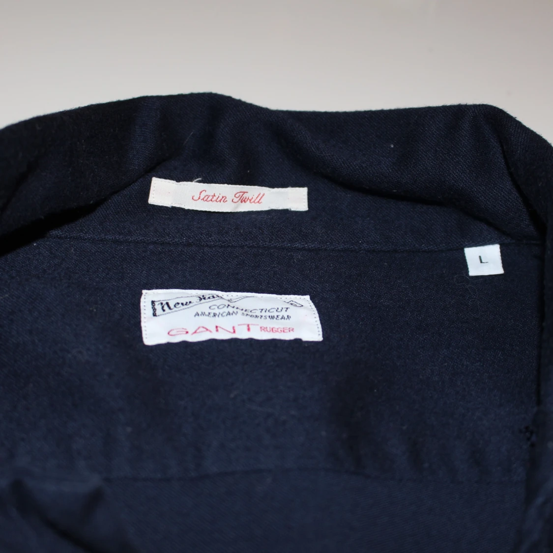 GANT Men's Navy Vertical ZipShirt/jacket - 90