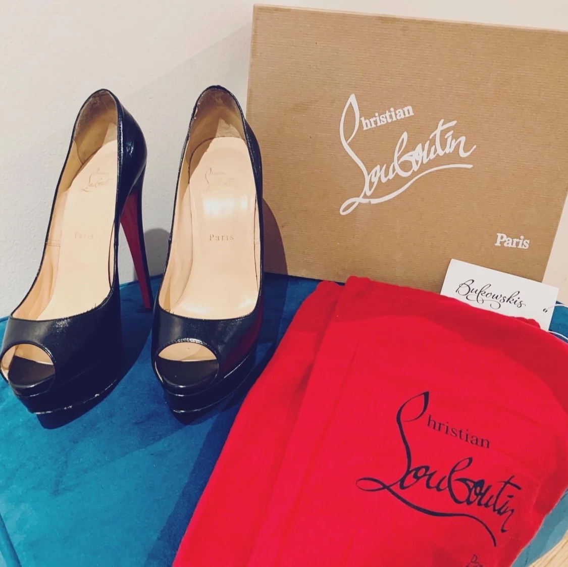 Christian Louboutin ”Lady Peep” strl 40 - 90
