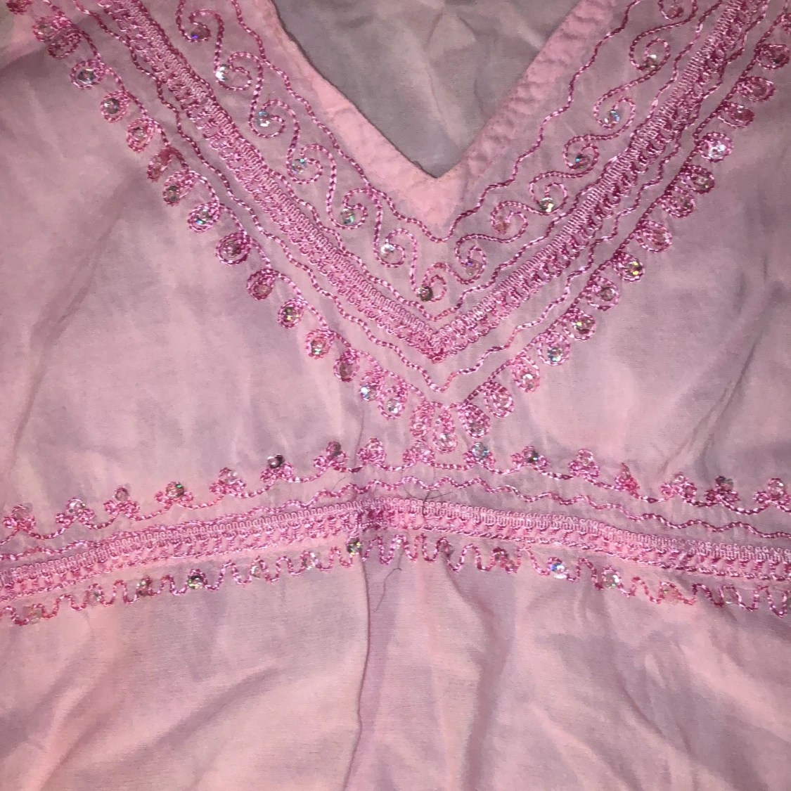 rosa tröja med mönster - 90