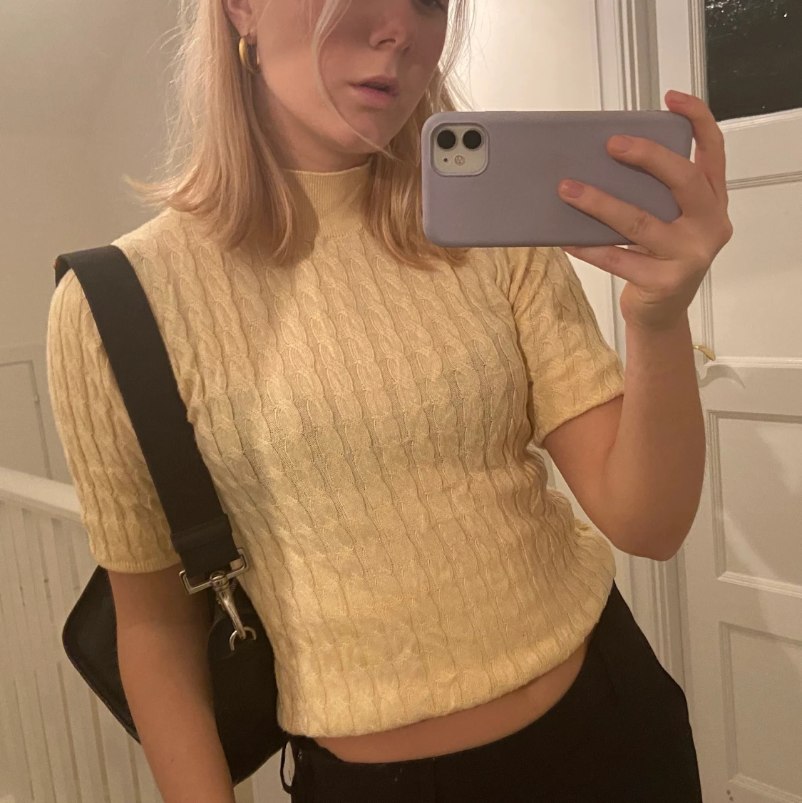 Stickad t-shirt - 91