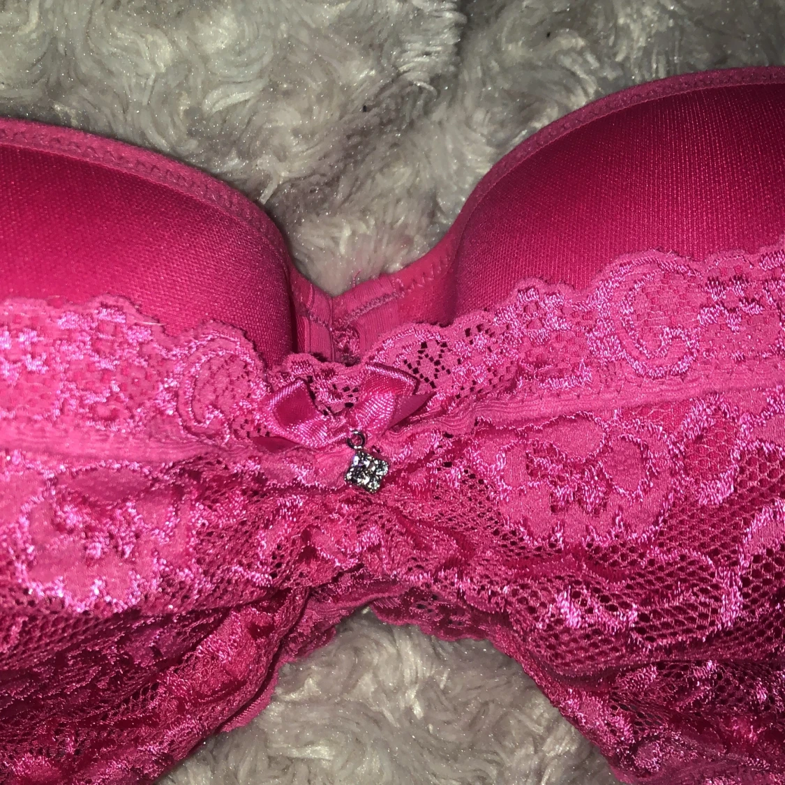 Rosa strapless BH i storlek 80B - 91