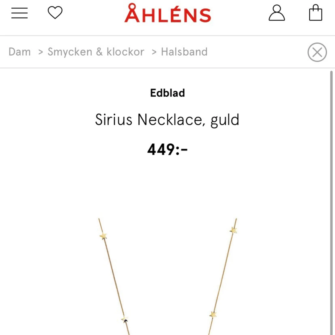 Halsband Stjärnor - 91