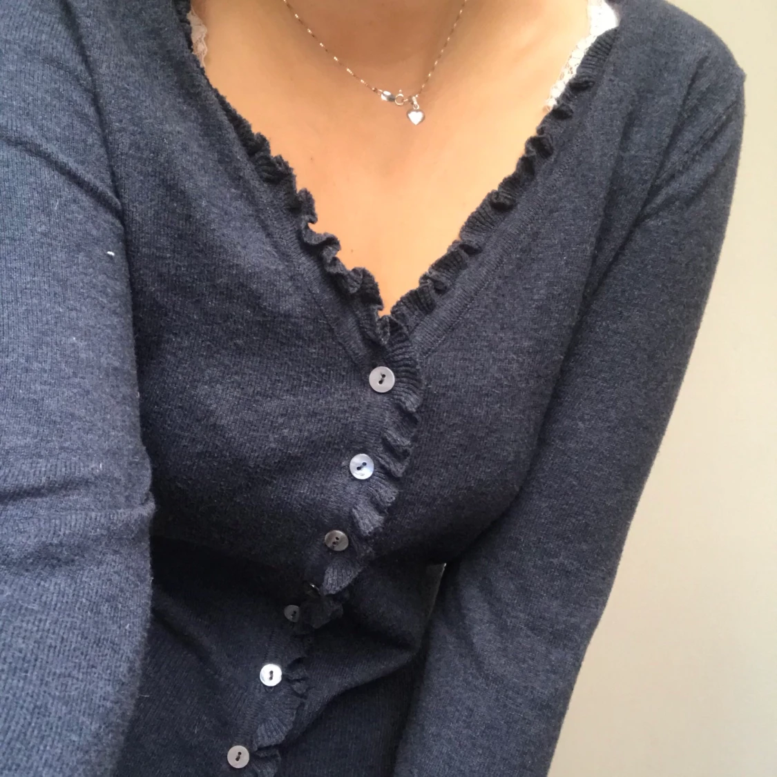 Mörkblå kofta!! 