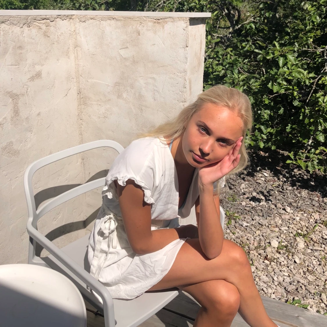 Vit klänning från Zara  - 90