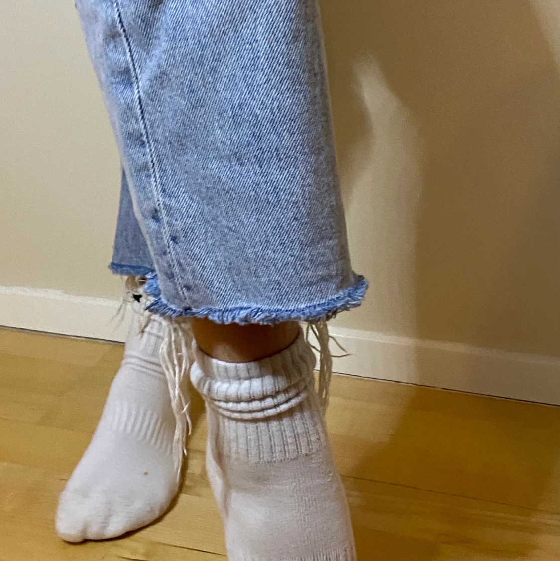 Jeans Zara, högmidjade, stl 38 - 90