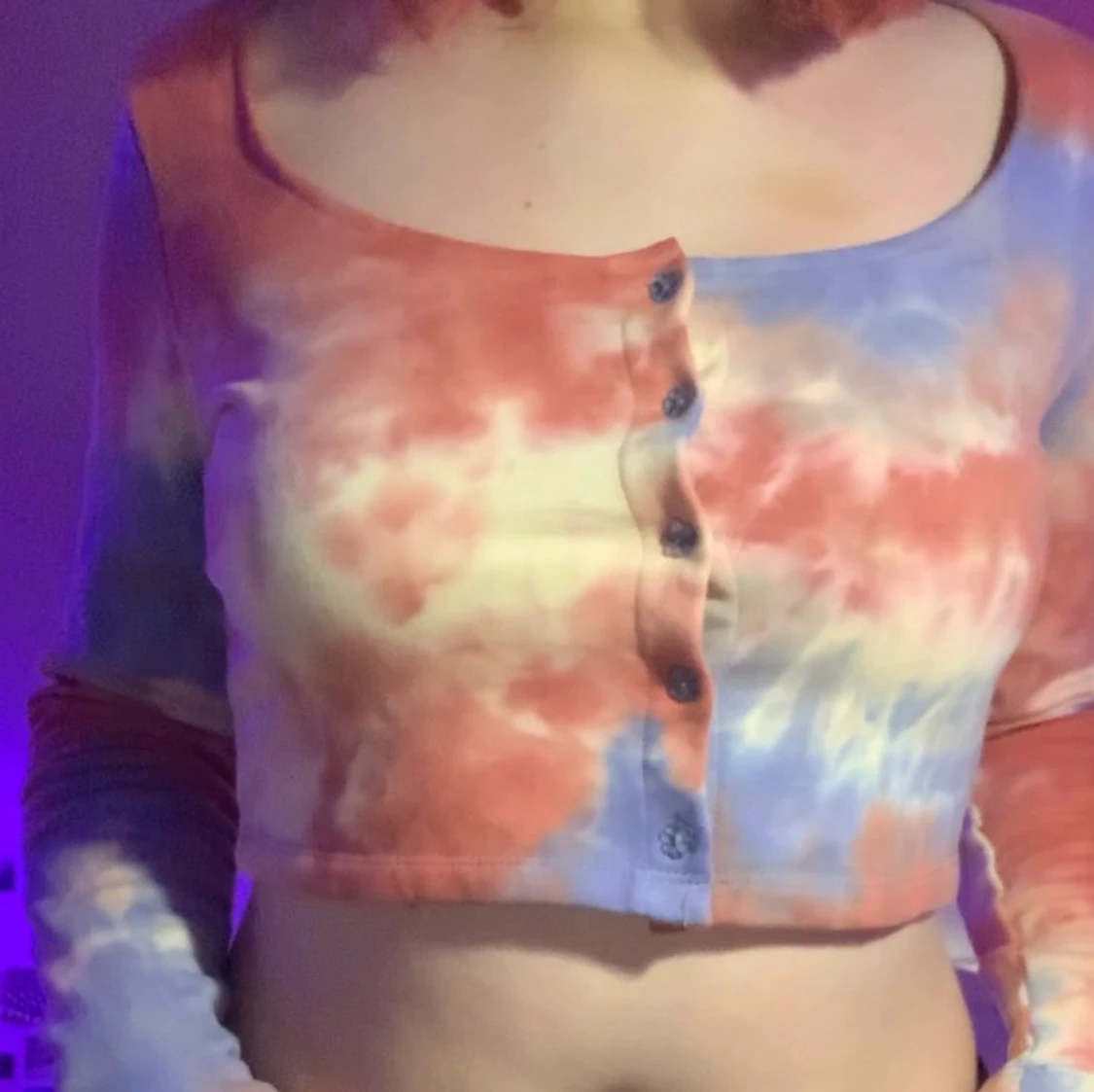  crop top långärmad - 90