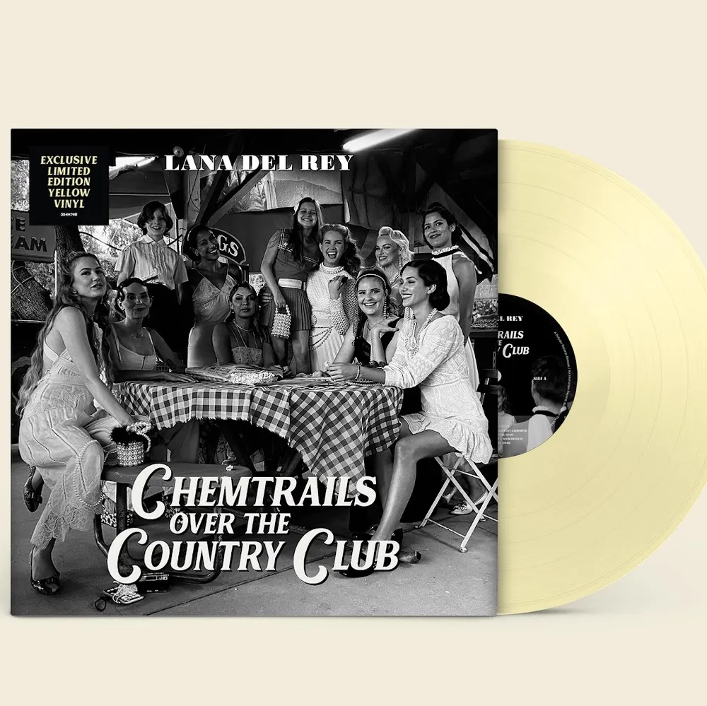 PRE SALE! Lana Del Rey - Chemtrails Over The Country Club  - Yellow vinyl, indiestore exclusive  - Limited Edition - 300 SEK Releasedatum: 19 mars Skickas på releasedagen!. Accessoarer.