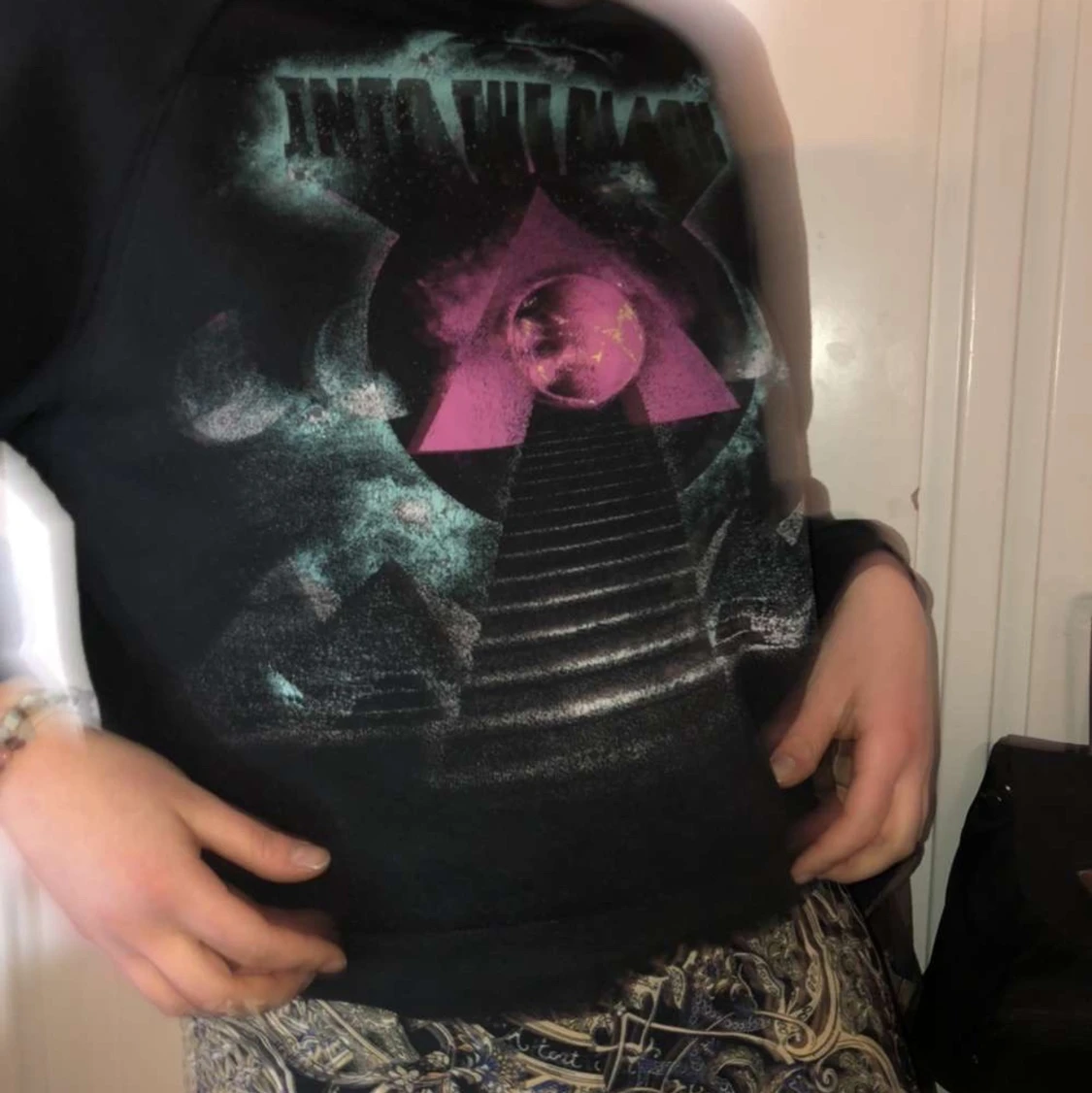 Tjocktröja/bandtröja - 90