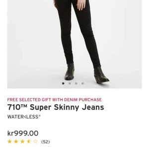Nya Levi’s jeans - Storlek 24x30, mid rise, ny pris 999kr, helt oanvända med lappar kvar! 710 super skinny.