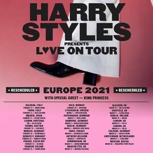Jag söker 3 biljetter till Harry styles 2021!! Kontakta mig gärna om du säljer<333 