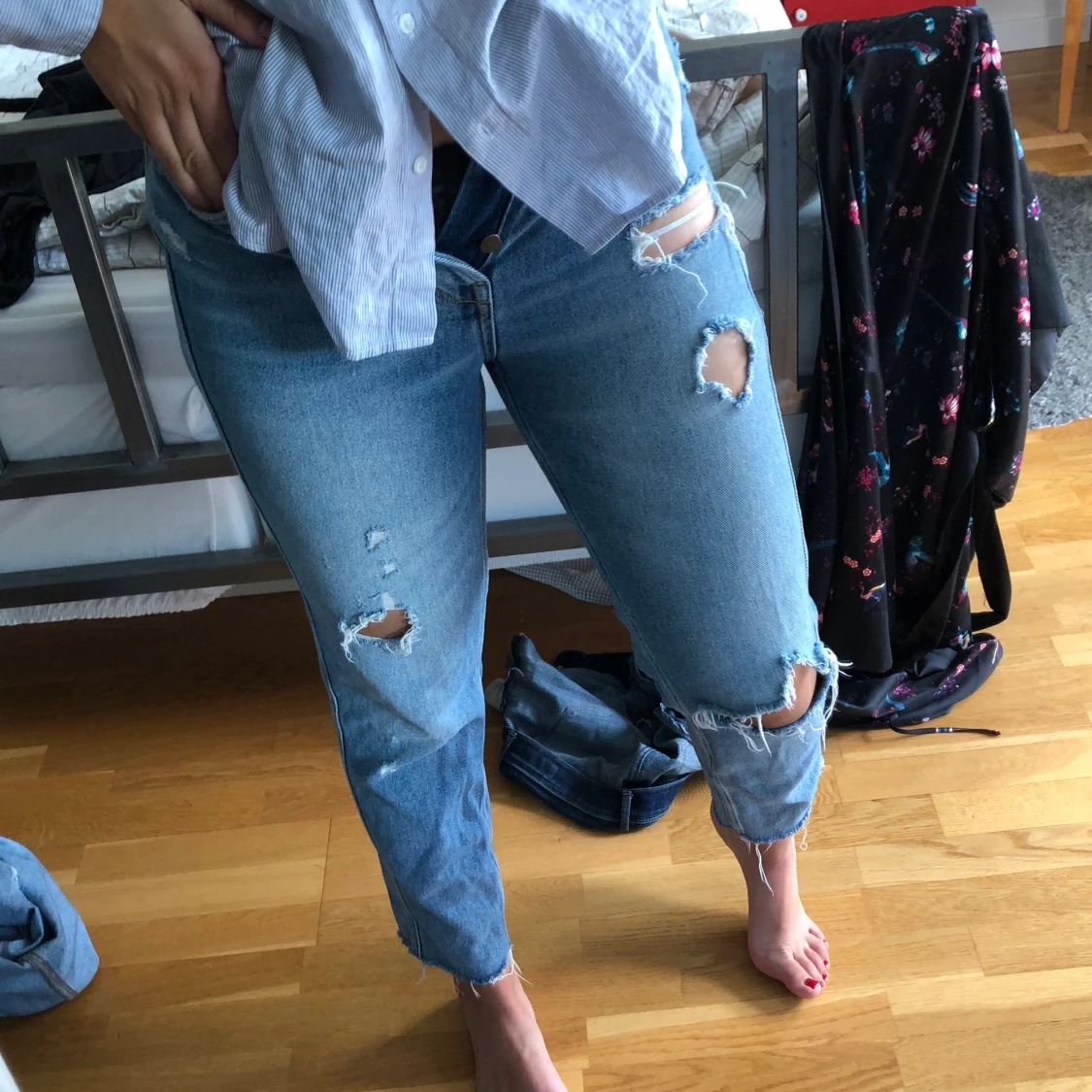 Slitna jeans BikBok - 90