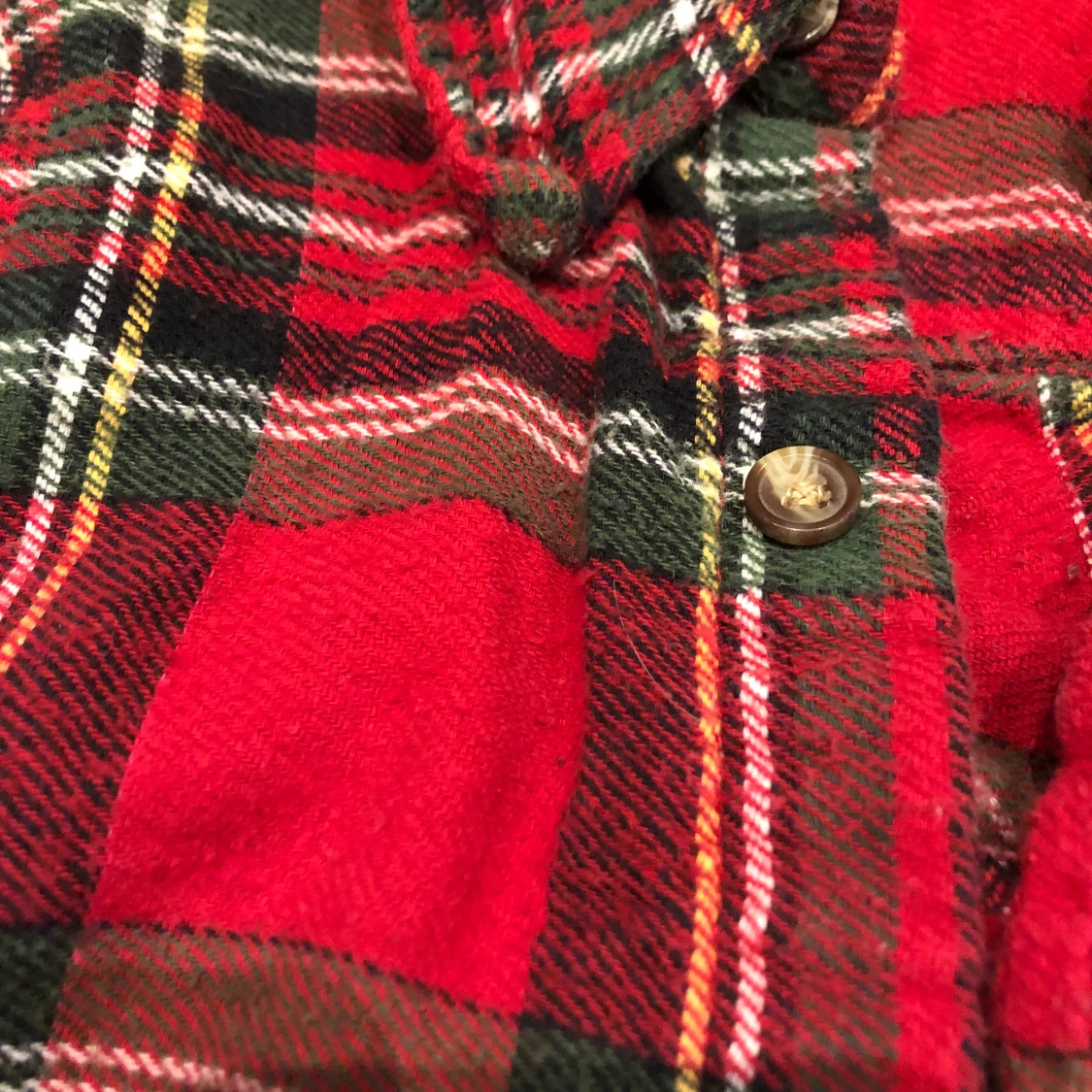 Oversized röd skjorta st S secondhand  - 91