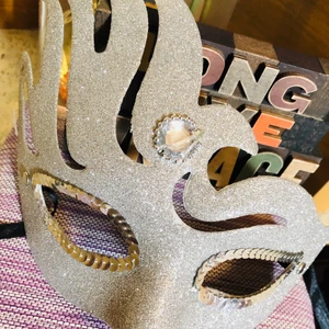 Mascarade - A silver face mascarade, a costume party accessories 👒👑🦋