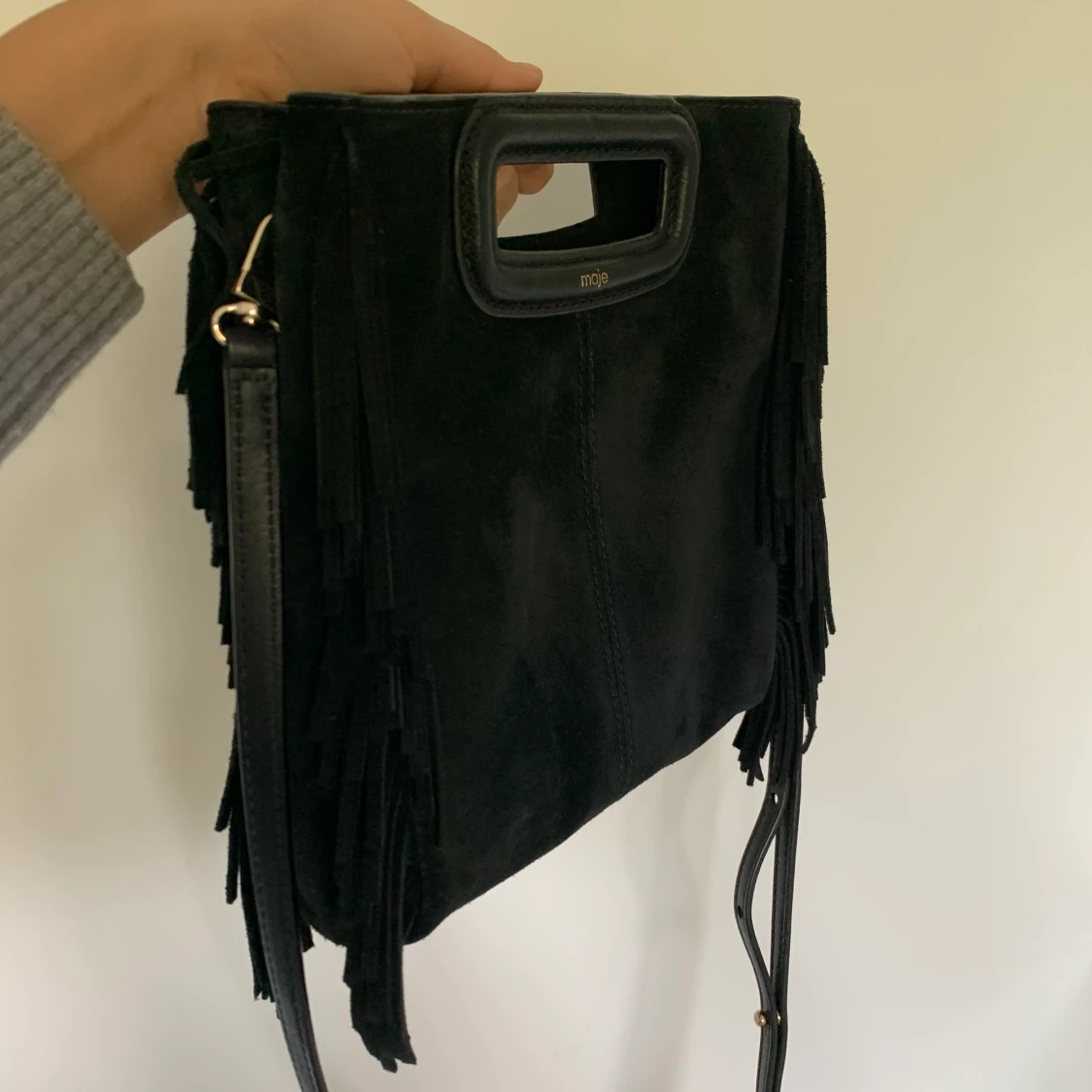 Maje suede M bag - 90