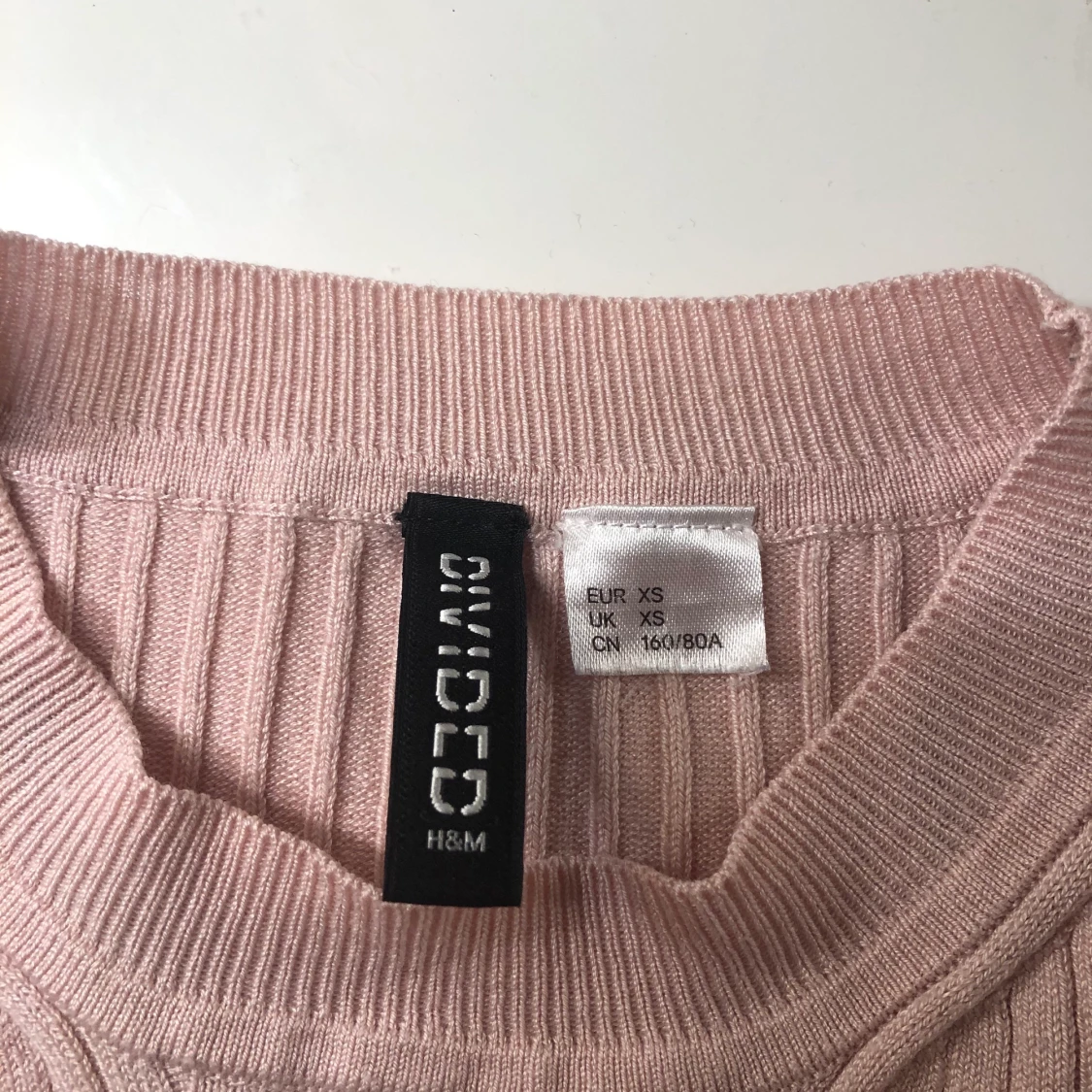 Rosa långärmad tröja - 90