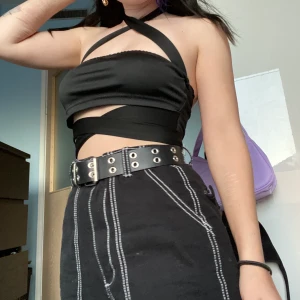 svart topp strl xs - fin topp endast testad. strl xs 