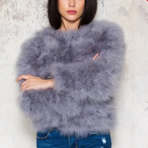  - Helt ny fjäderjacka jacka från DM retro Jackan är grå 