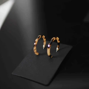 leopard örhängen nyskick - Trendiga örhängen! Helt nya och oanvända såklart🤍❄️