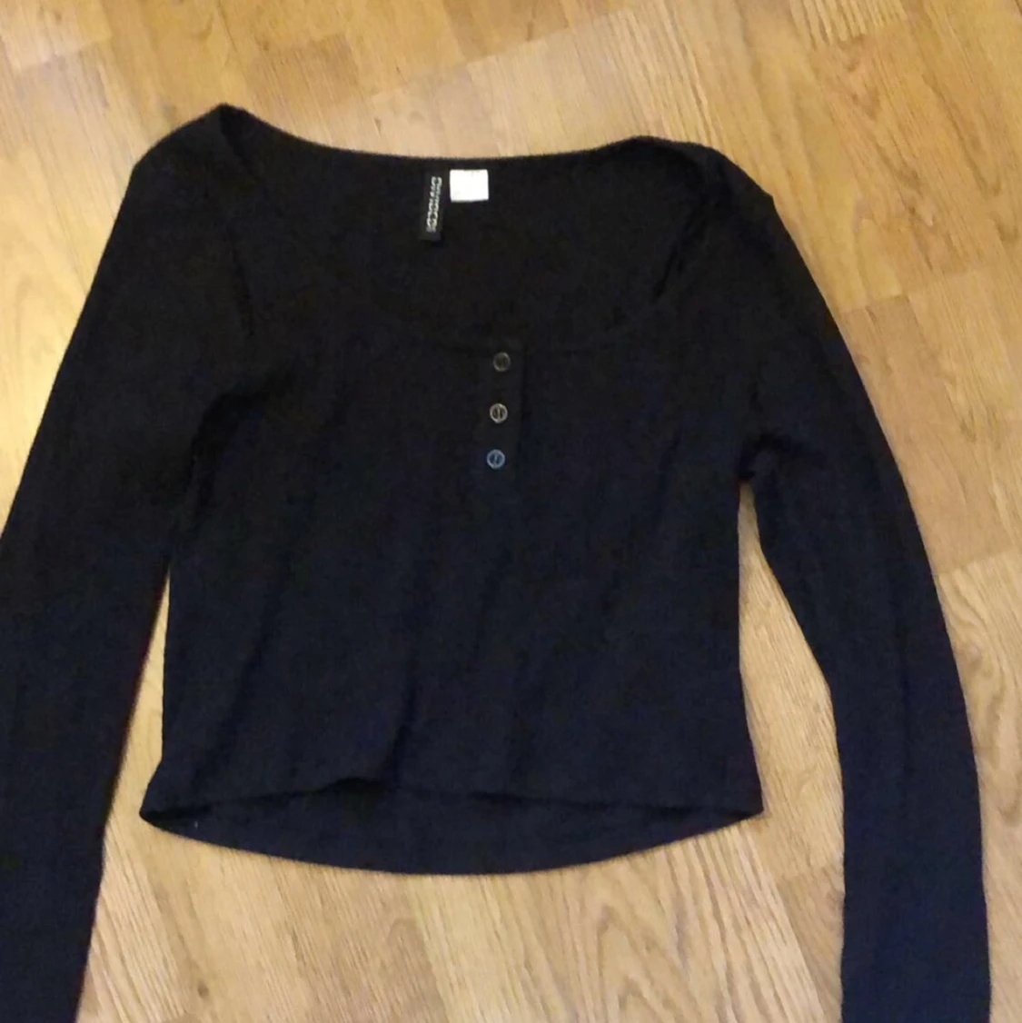 Croppad trikåtopp  - 90