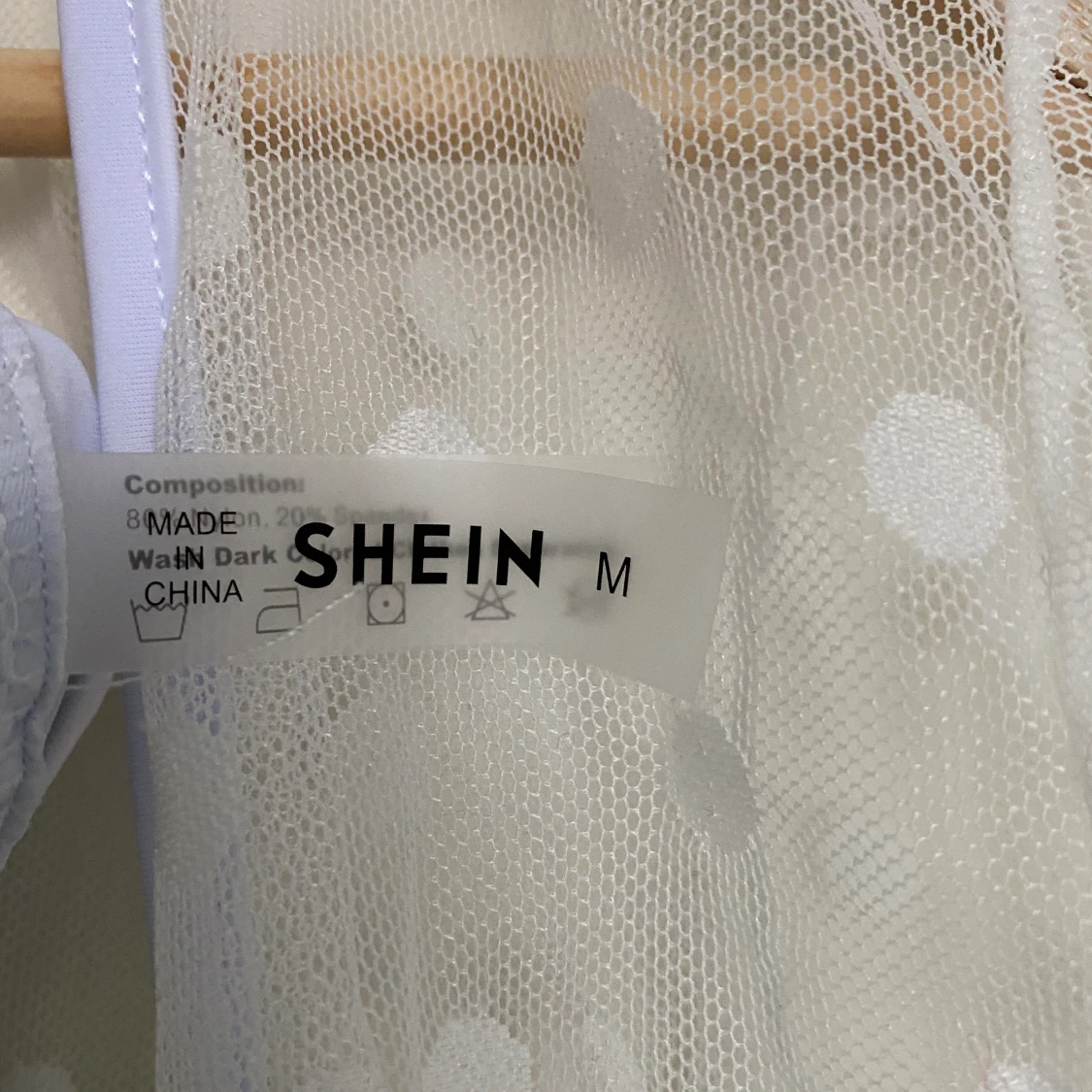 Bikini topp med blus strl M - 91