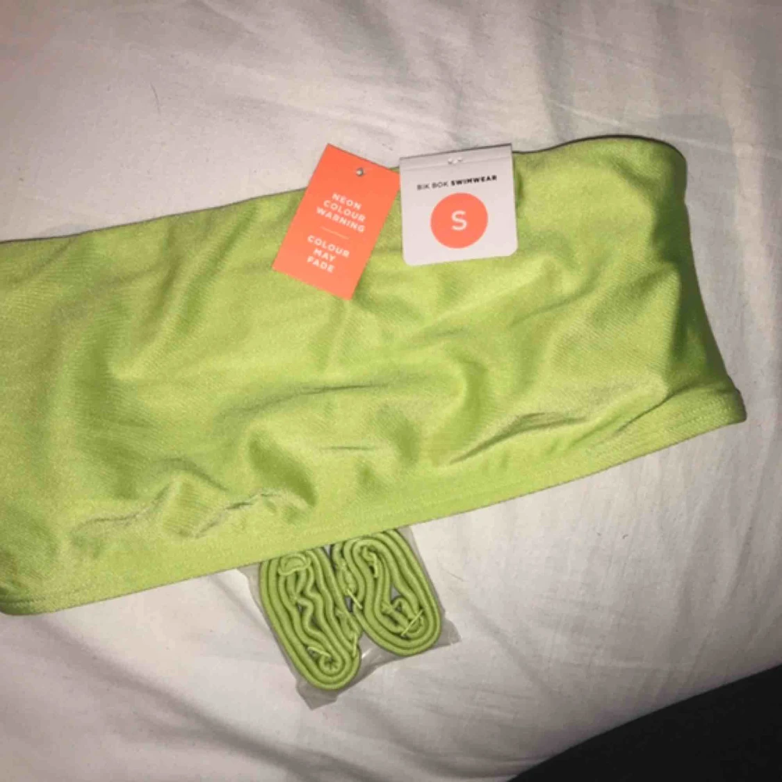 Neon grön bikini överdel  - 91