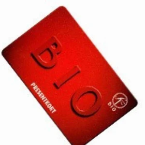  - Bio-presentkort på 200! Köparn betalar 10kr extra med frakt.