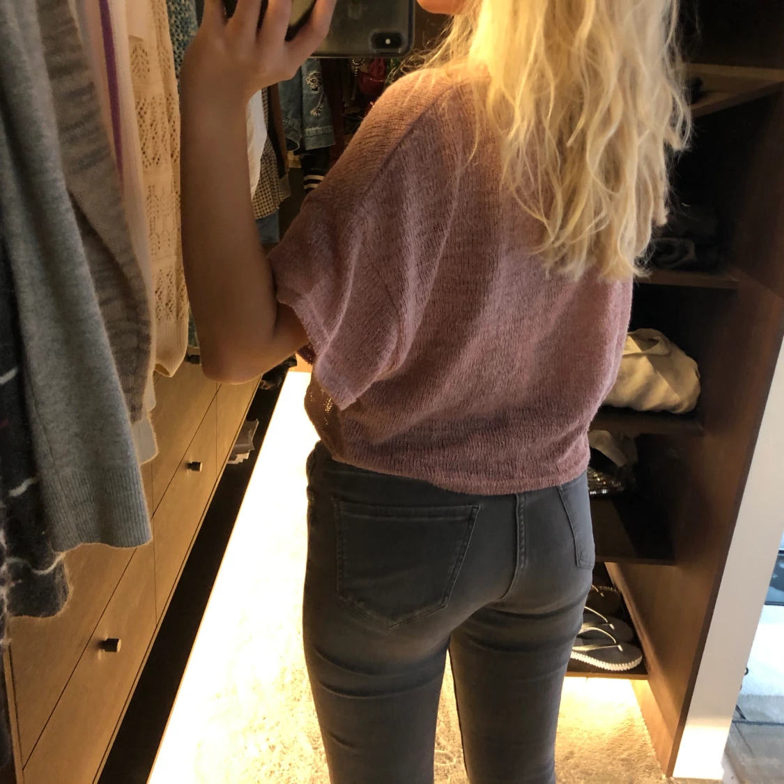 Stickad t-shirt - 90