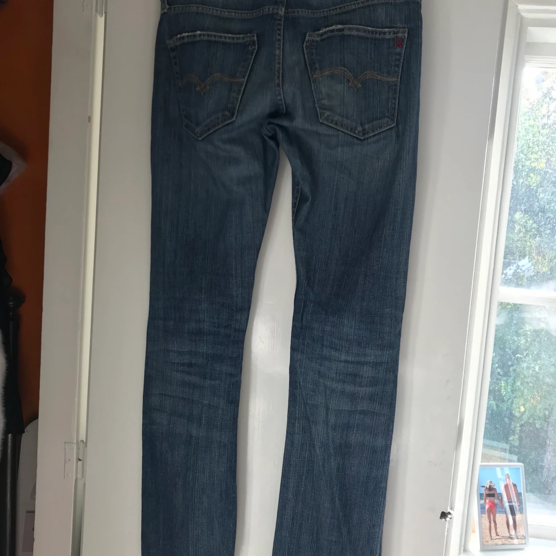 Lågmidjade straight jeans - 91