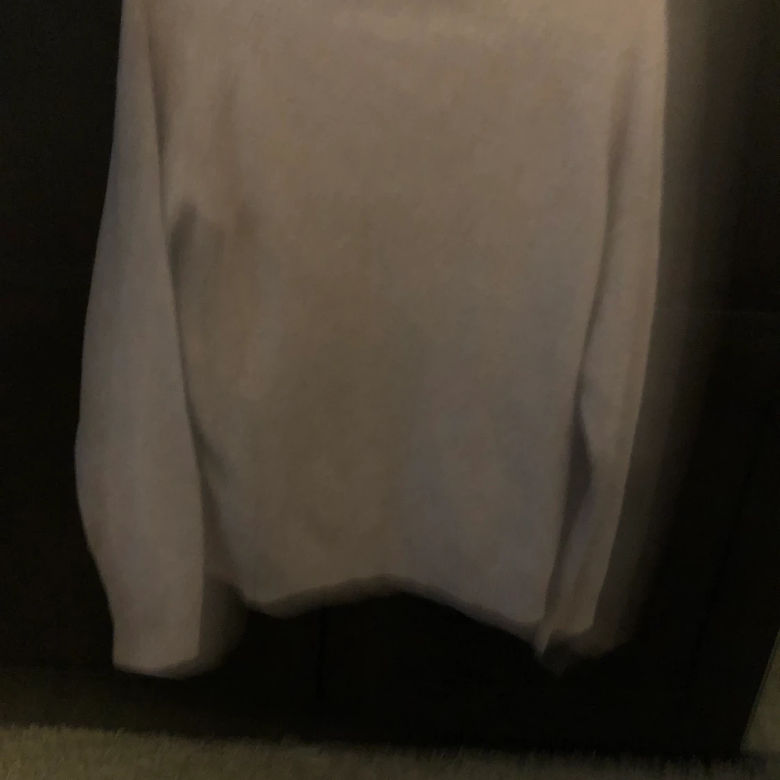 Stickad ljusrosa tröja  - 90