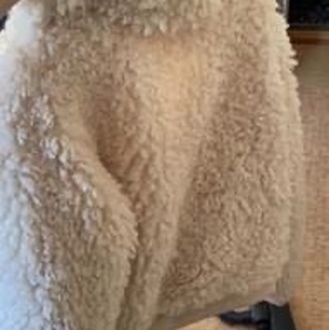 Fluffig bik bok jacka  - 90