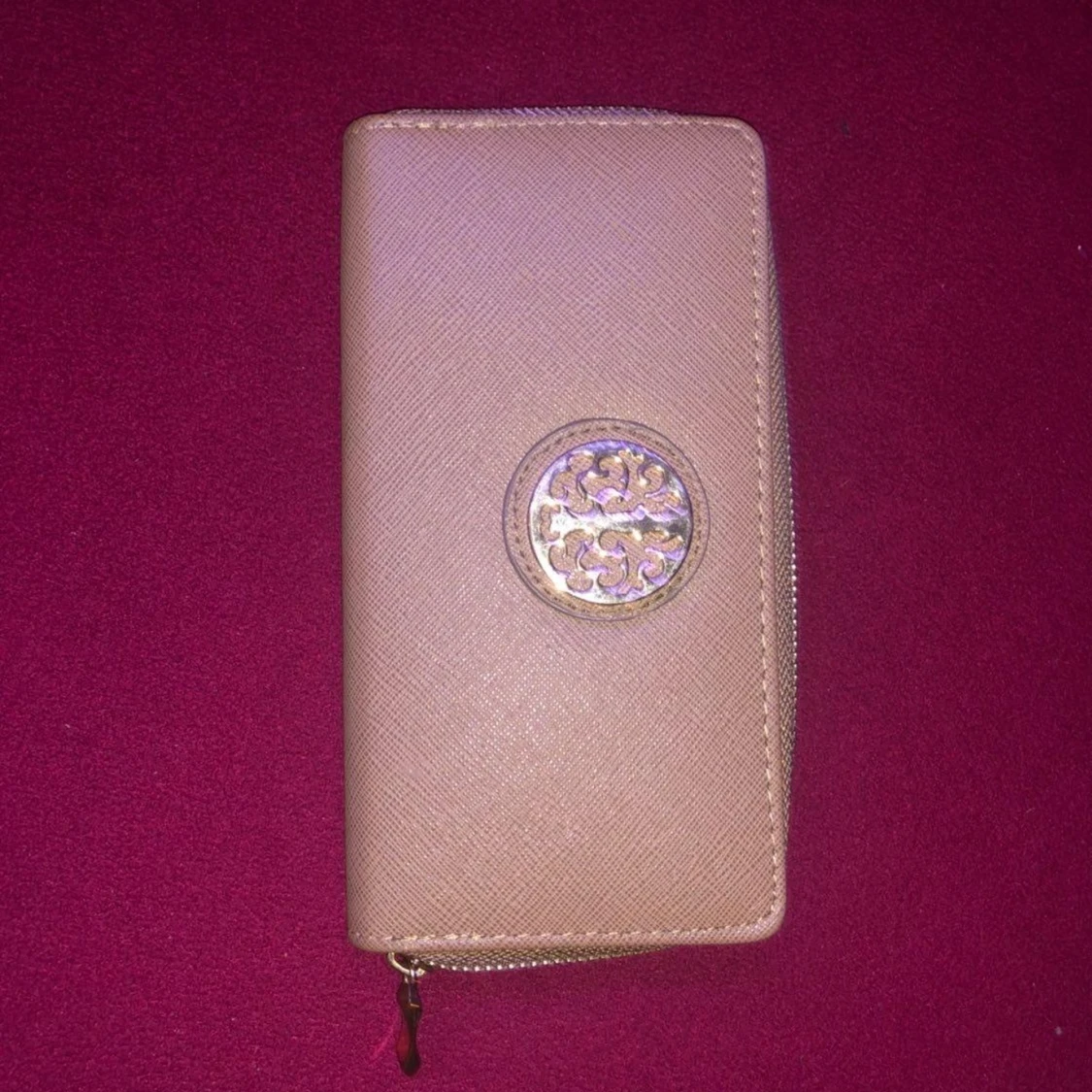Beige plånbok