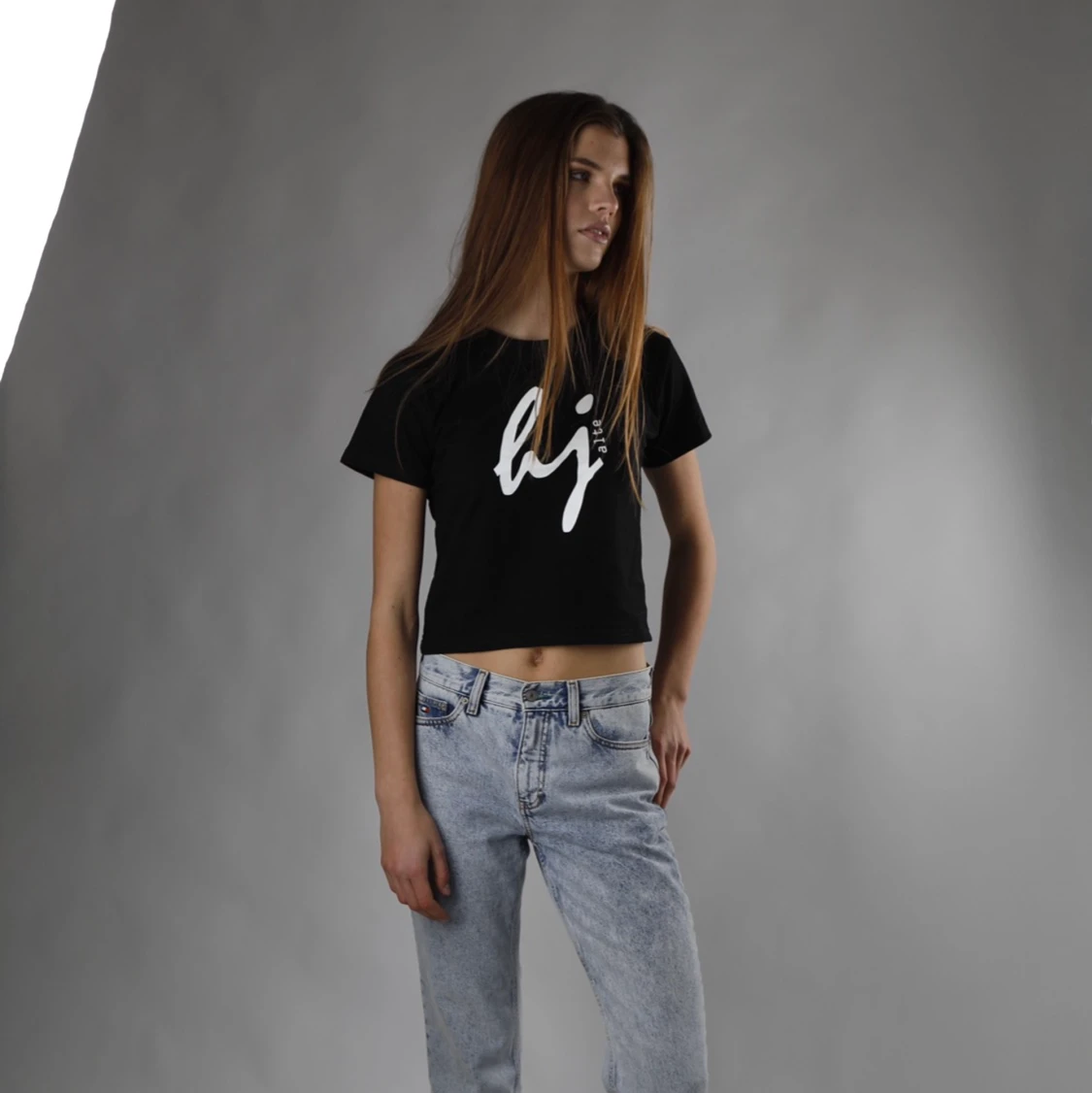 Svart Byhjalte T-shirt  - 90